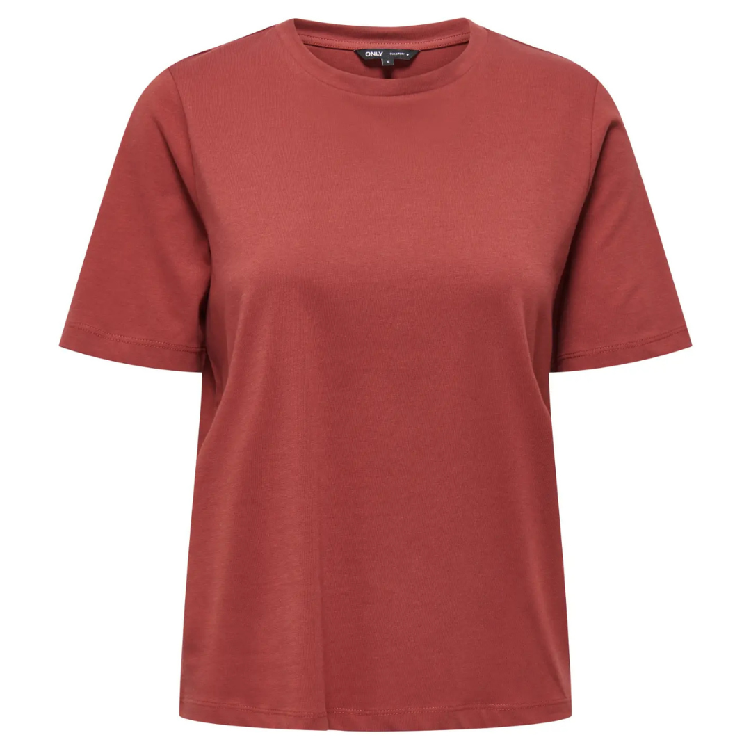 ONLY Crvena Ženska Majica ONLONLY S/S TEE JRS NOOS